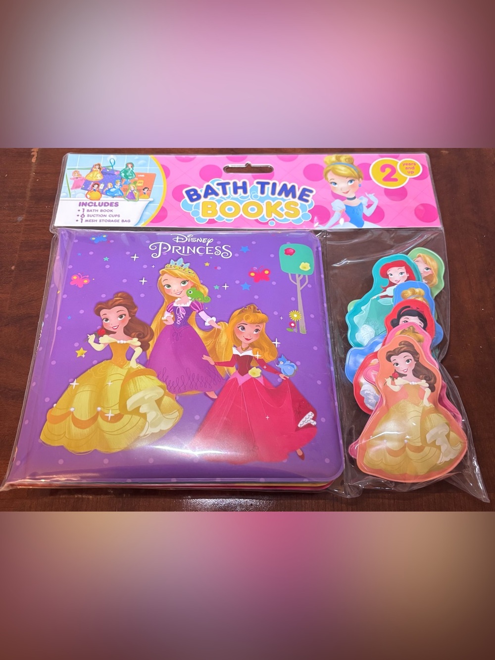 Disney Princess Bath Time Book Ages 2 and up